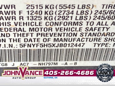 2018 Honda Pilot EX-L