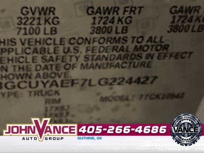 2020 Chevrolet Silverado 1500 Work Truck